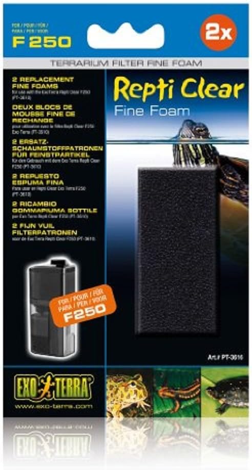 Exo Terra Repti Clear Fine Foam, 2pcs for F250