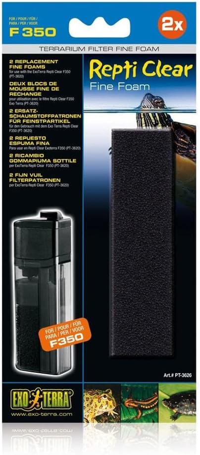 Exo Terra Repti Clear Fine Foam, 2pcs for F350