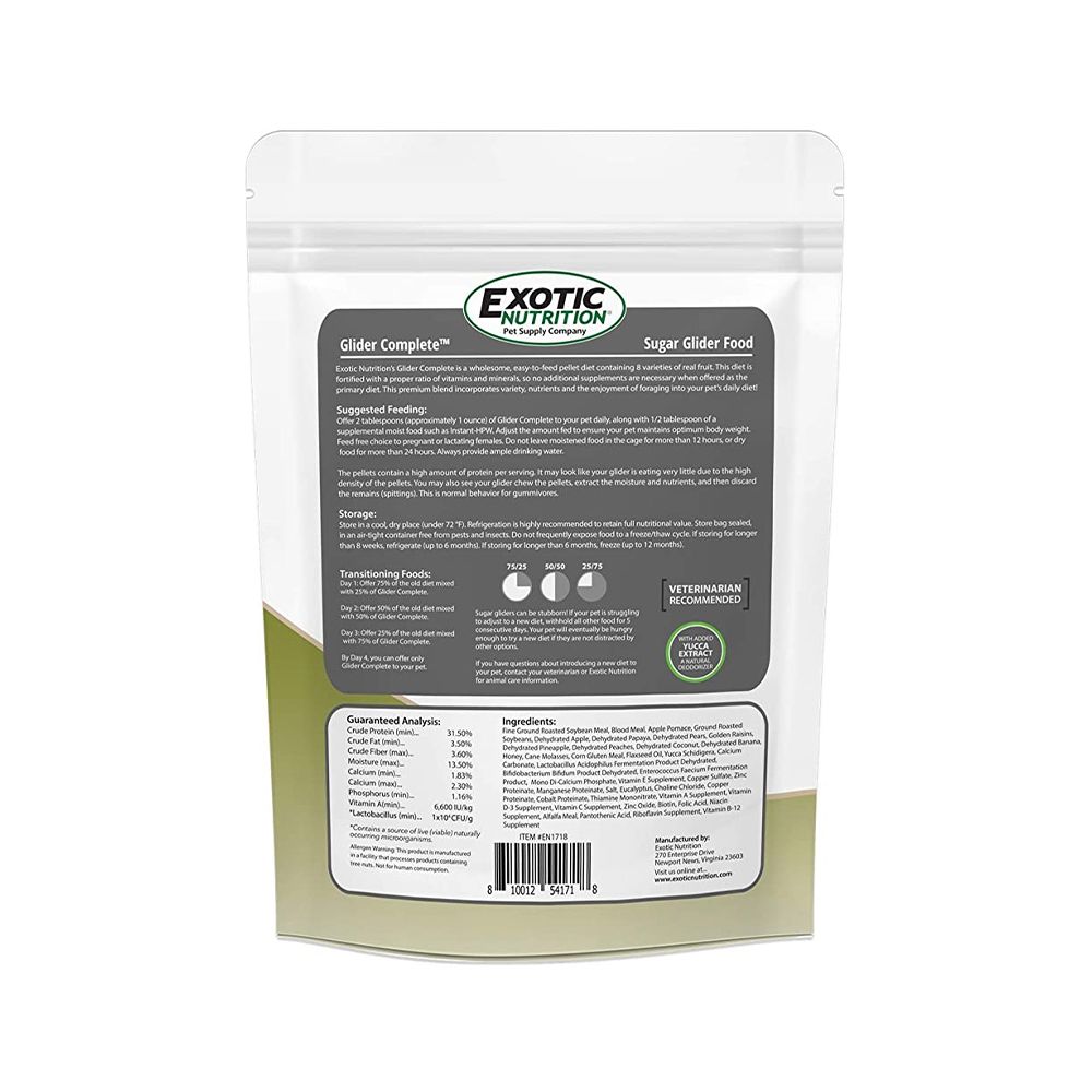 Exotic Nutrition Glider Complete High Protein 907g
