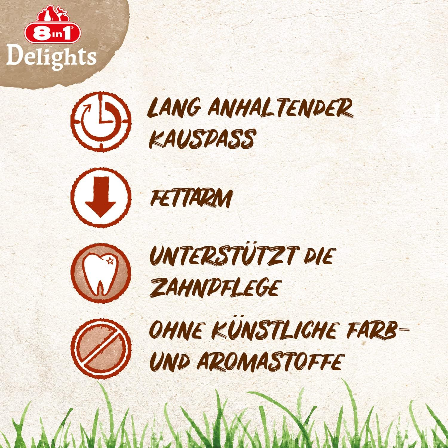 Expiring On-  01/02/2026- 8in1 Delights Chicken Strong Bone M 1Ct