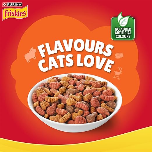 Expiring On- 08/02/2026- Nestle Purina Friskies Meaty Grill Cat Dry Food 1Kg