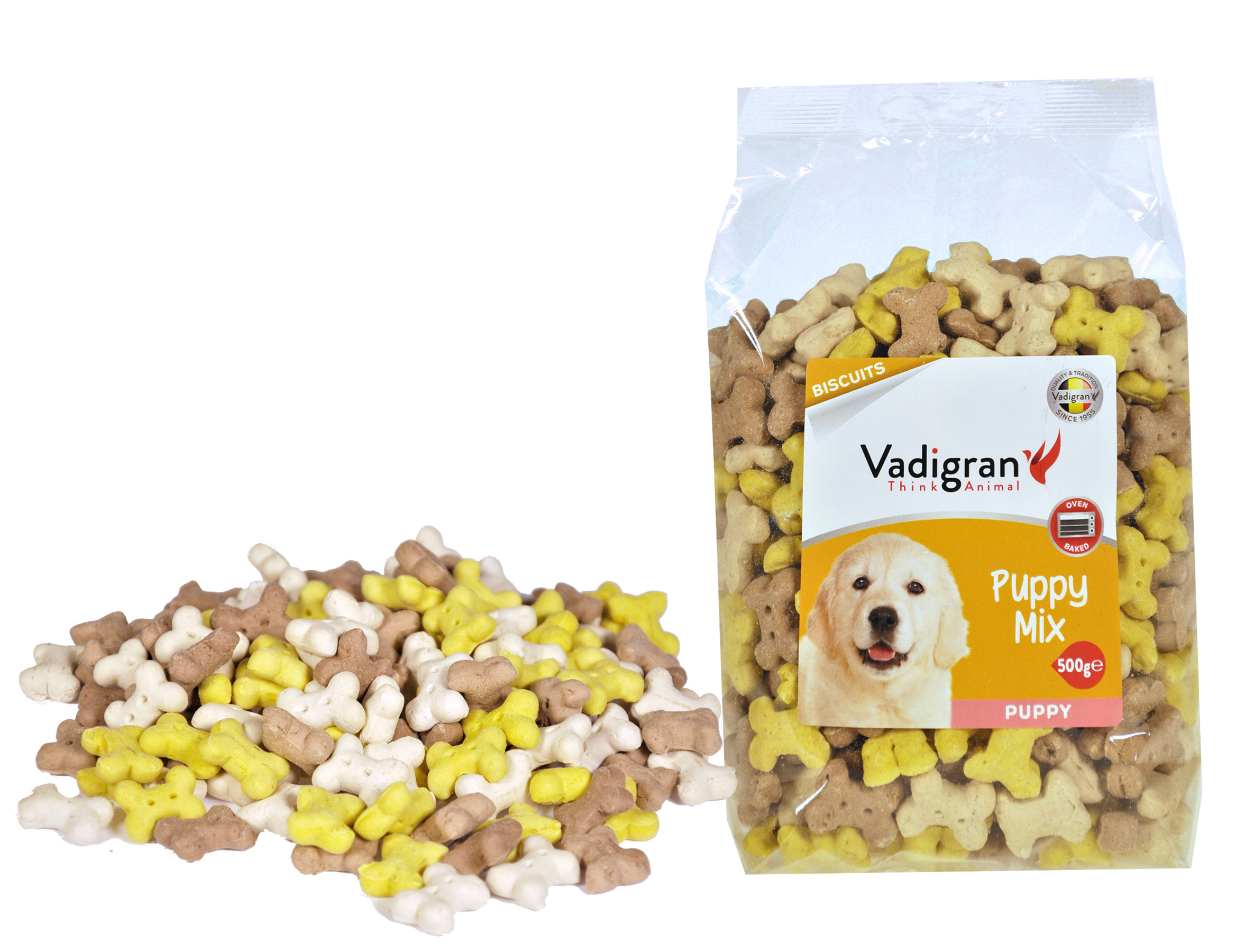 Expiring On- 12/05-  Vadigran Snack Dog Biscuits Puppy Mix - 500g