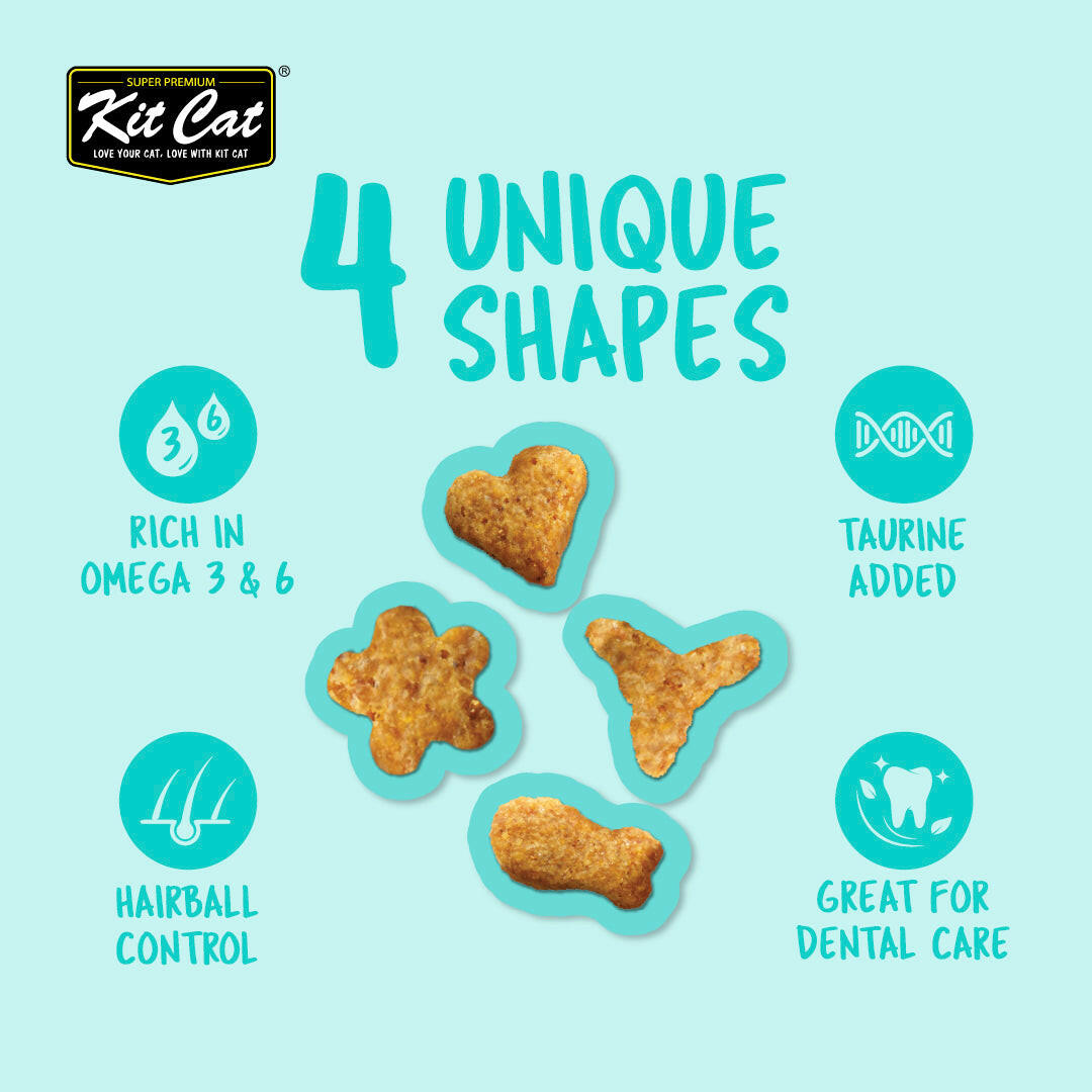 Expiring On-  13/02/2026- Kitcat Kitty Crunch Lamb Flavor 60g
