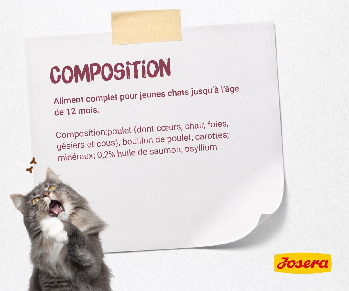Expiring On- 16/02/2026- Josera Kitten Cat Wet Food - 85g