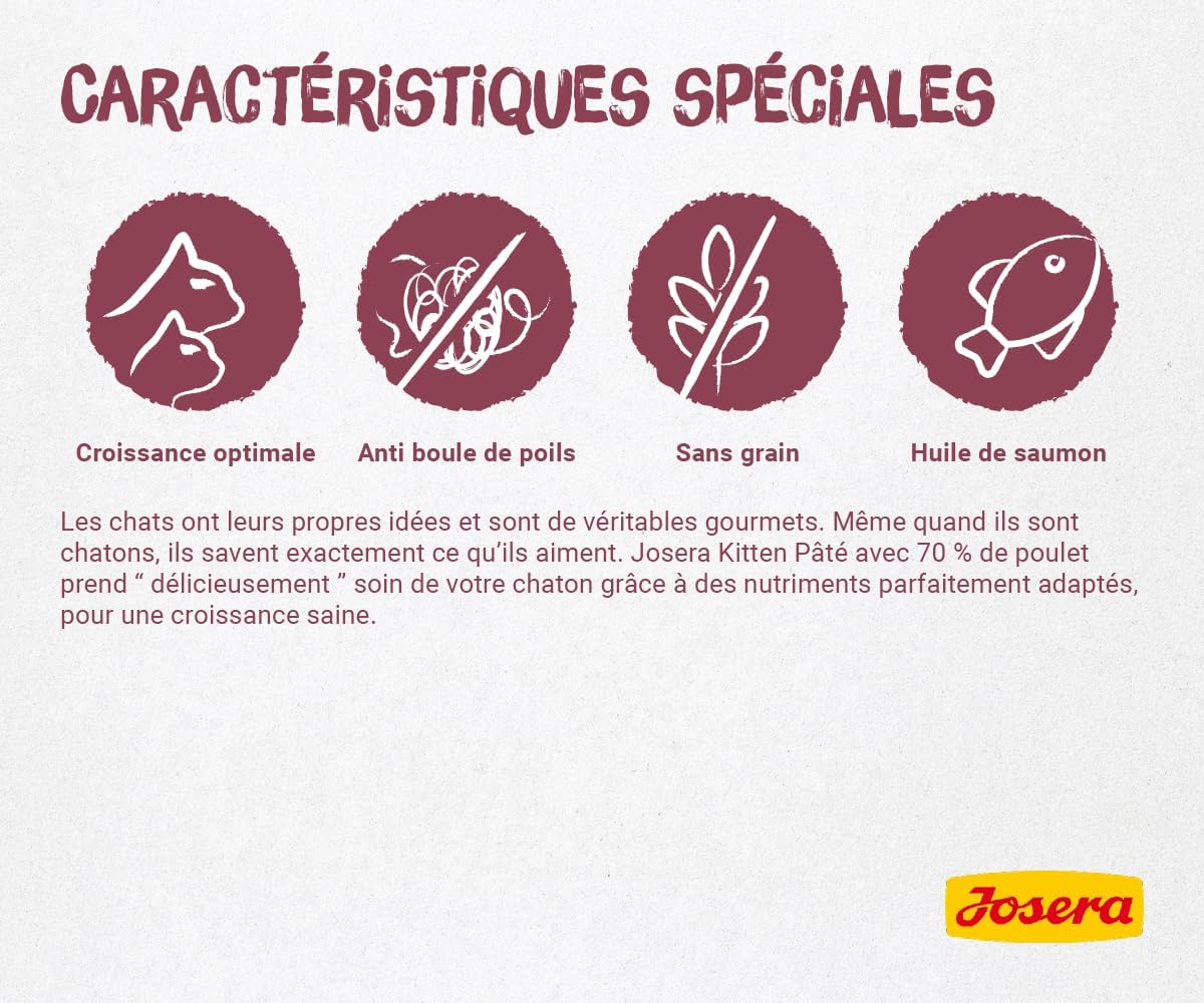 Expiring On- 16/02/2026- Josera Kitten Cat Wet Food - 85g