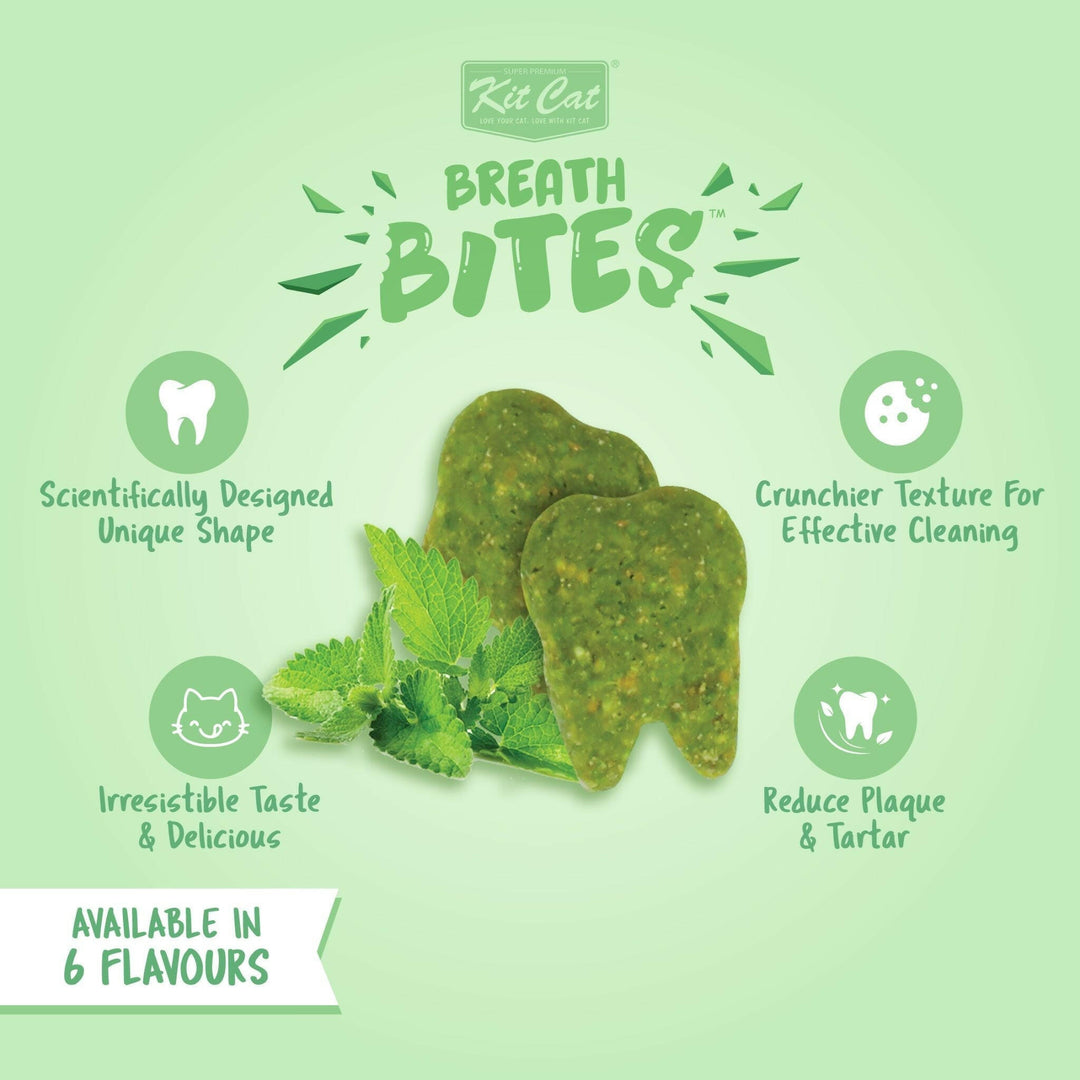 Expiring On-  25/02/2026- Kitcat Breath Bites Chicken Flavor 60g