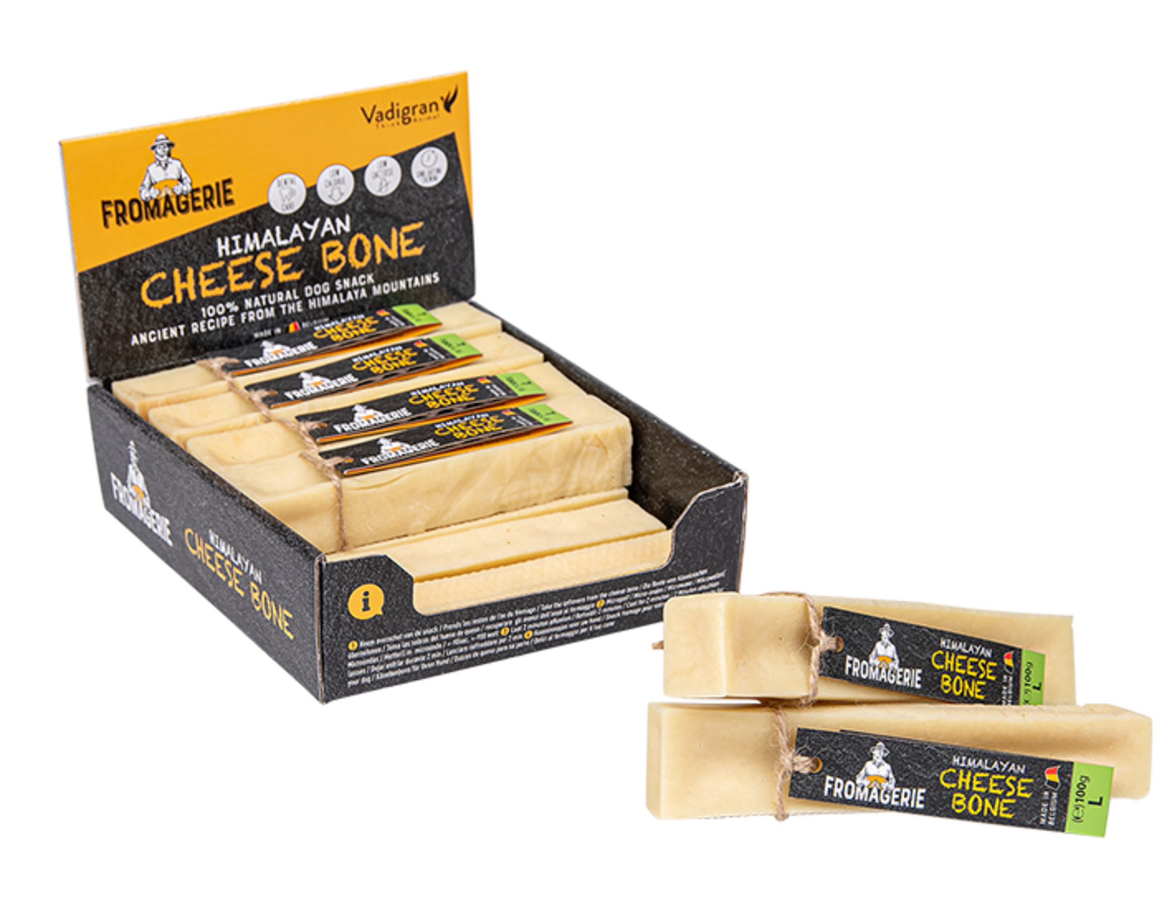 Expiring On-  27/02/2026- Vadigran Cheese Bone L - 100g