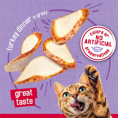 Expiring On-  28/02/2026- Purina Friskies Prime Fillet Cat Wet Food Turkey & Cheese 5.5oz
