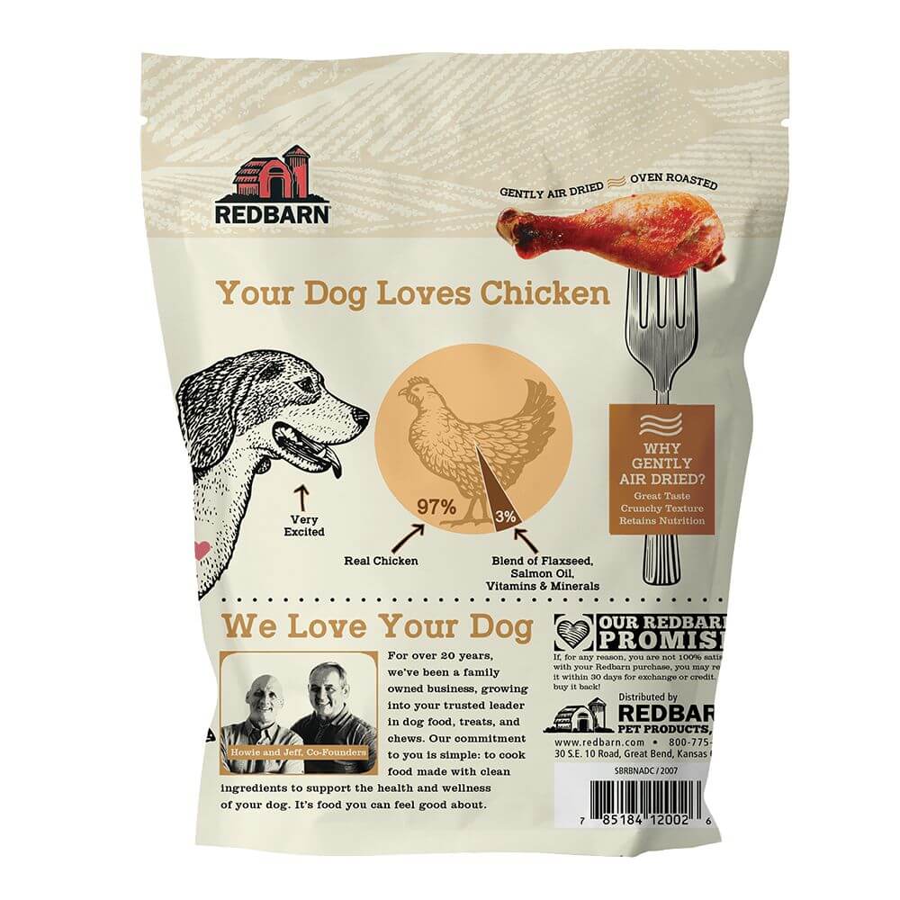 Expiry Date - 20/12/2025 RedBarn Dog Air Dried GF Chicken Recipe 2lb 1kg