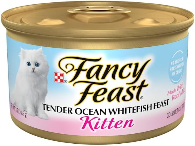 Fancy Feast Kitten Ocean Whtfish 85g - Pack of 24
