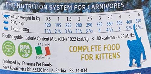 Farmina N&D Wet Ocean Cat Tuna Cod Shrimp & Pumpkin Kitten 80g