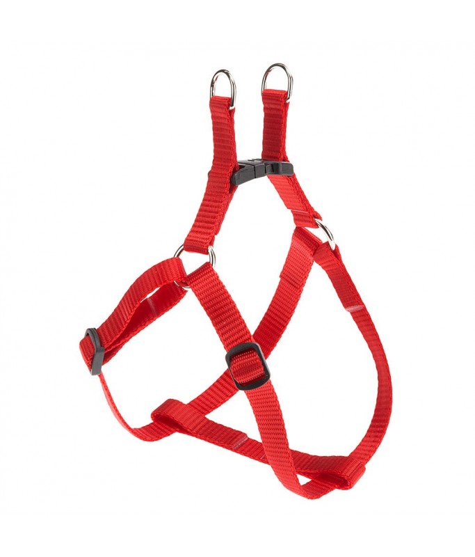 Ferplast Easy P Harness[Color - RED, Dimension - 35-53cm x 10mm