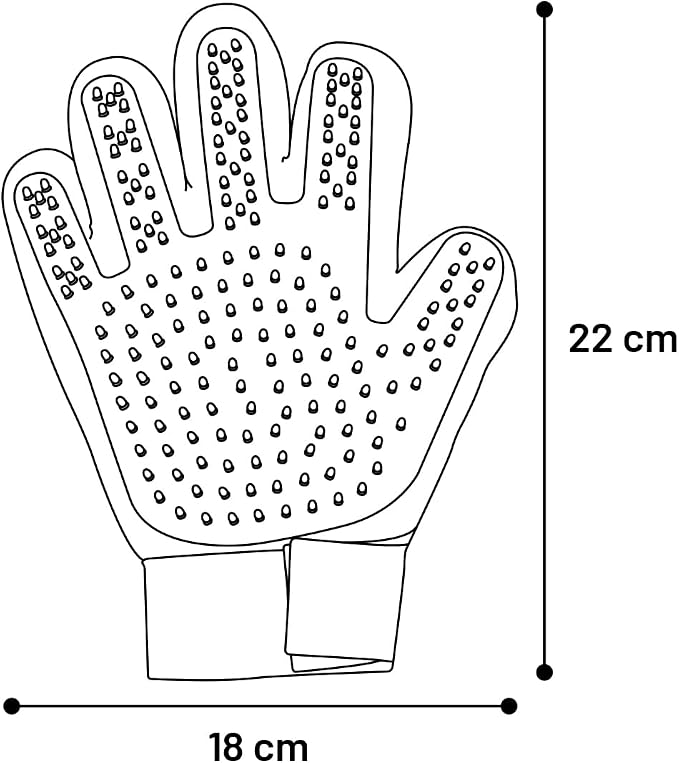 Flamingo Mandy Grooming Wash Glove 24cm