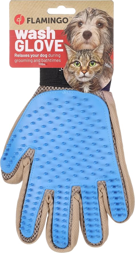 Flamingo Mandy Grooming Wash Glove 24cm