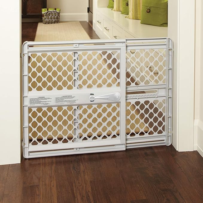 Four Paws Decor Expanding Wood Gate 26-42" W X 24" H