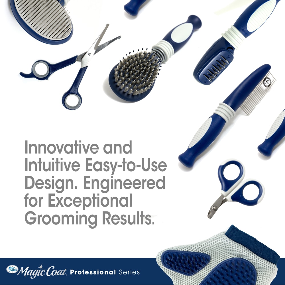 Four Paws Magic Coat Professional Series 2-In-1 Quick Shed Dematter Tool One Size