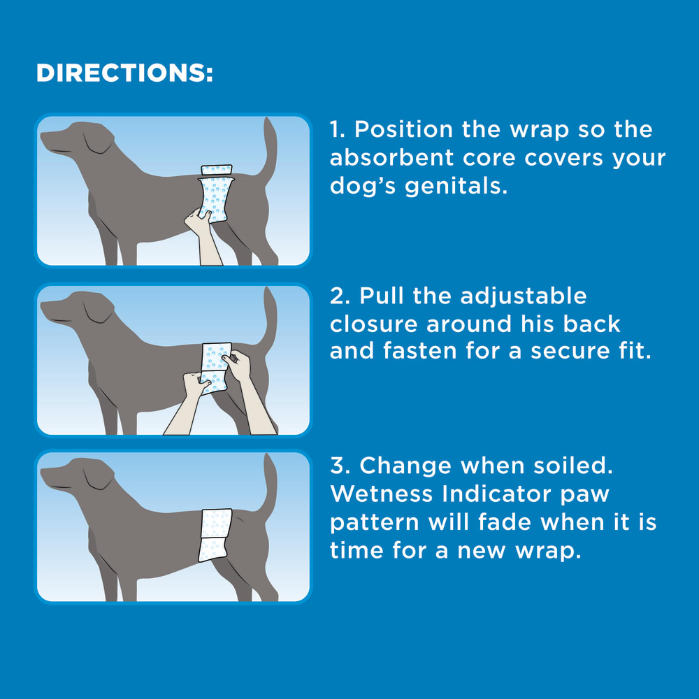 Four Paws Wee-Wee Wetness Indicator Diaper Super Absorbent Liners, 10 Pack 2.75 x 8.25 x 4.5