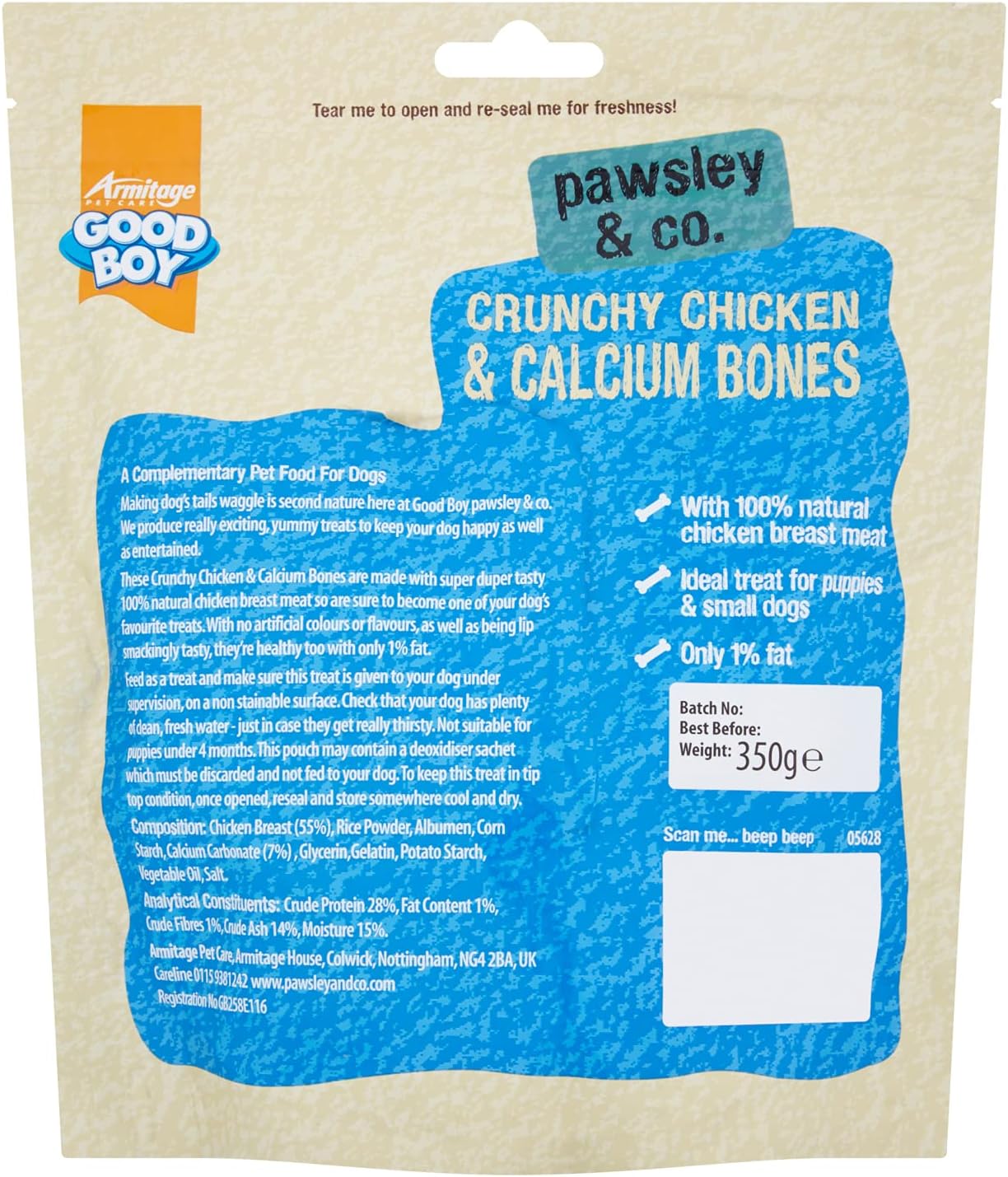 Goodboy Chicken & Calcium Bones 350g Value Pack