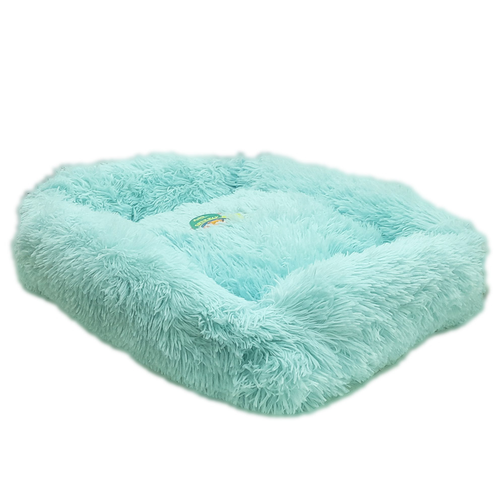 Grizzly Square Bed Blue - 55 x 45 x 20cm - Small