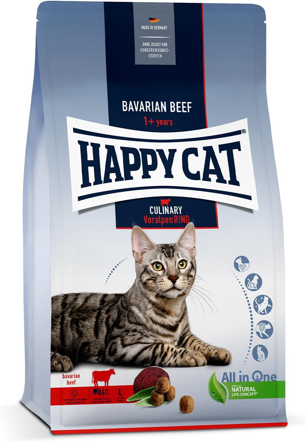 Happy Cat Culinary Adult Voralpen Rind - 10 kg