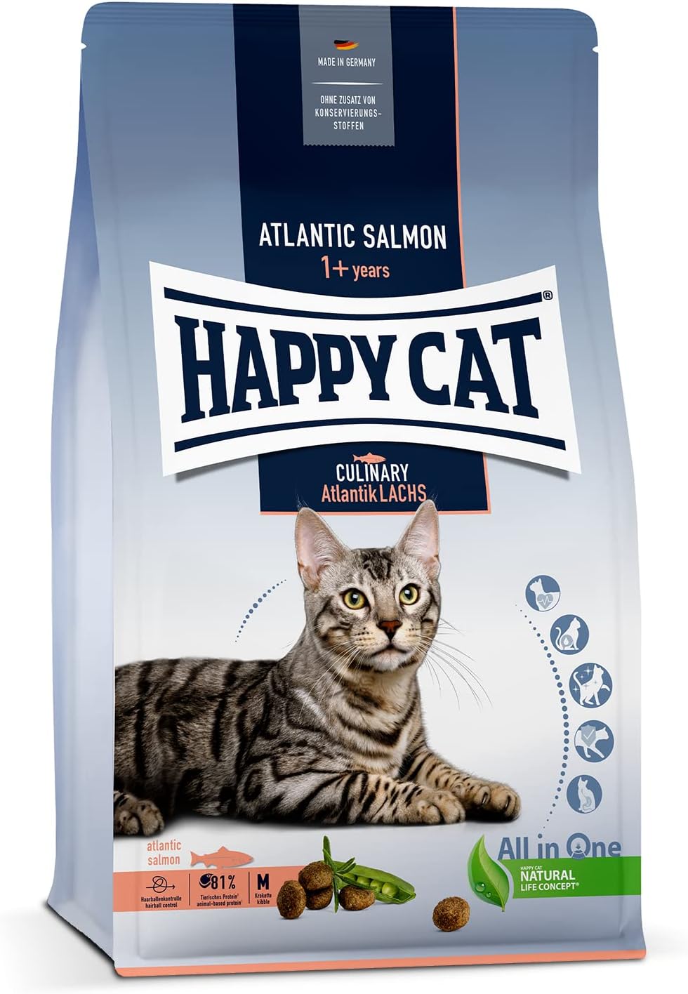 Happy Cat Indoor Atlantic Lachs 0.3 kg