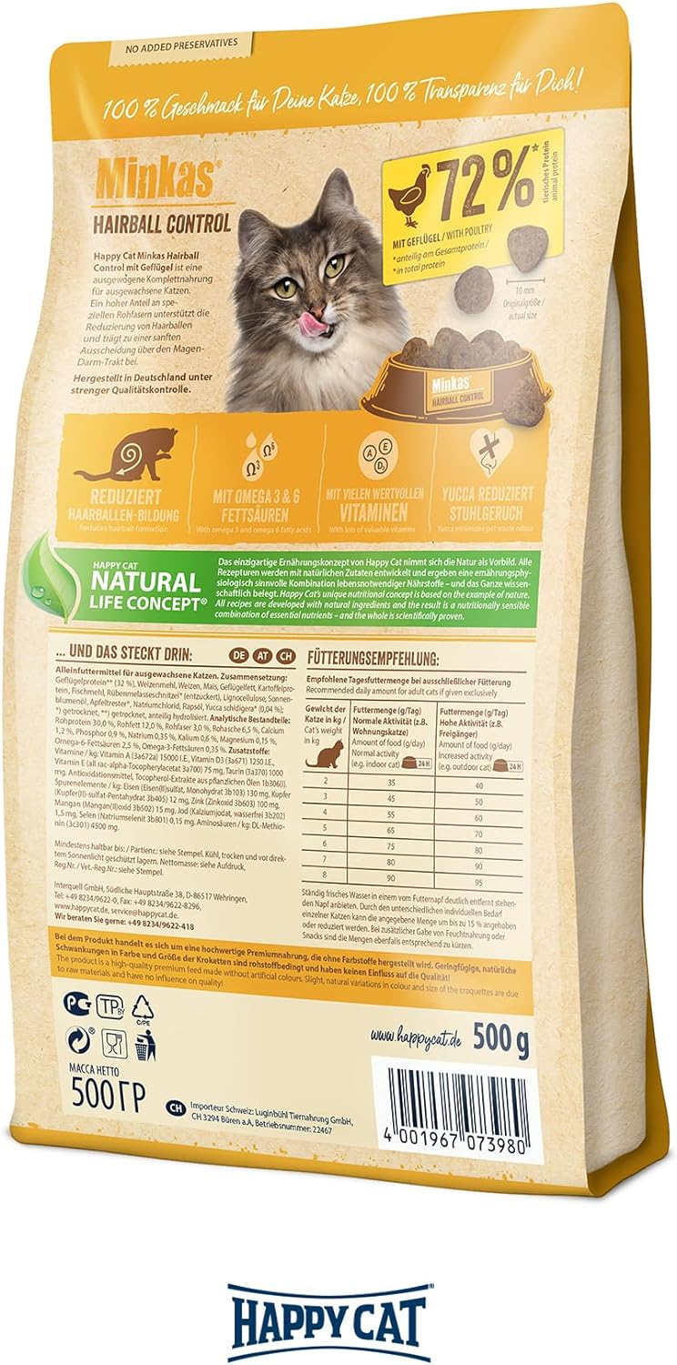 Happy Cat Minkas Hairball Control 10 kg