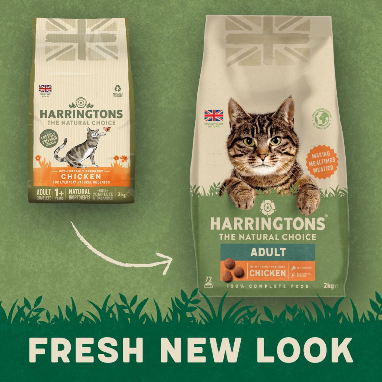 Harringtons Complete Chicken Adult Dry Cat Food 2kg