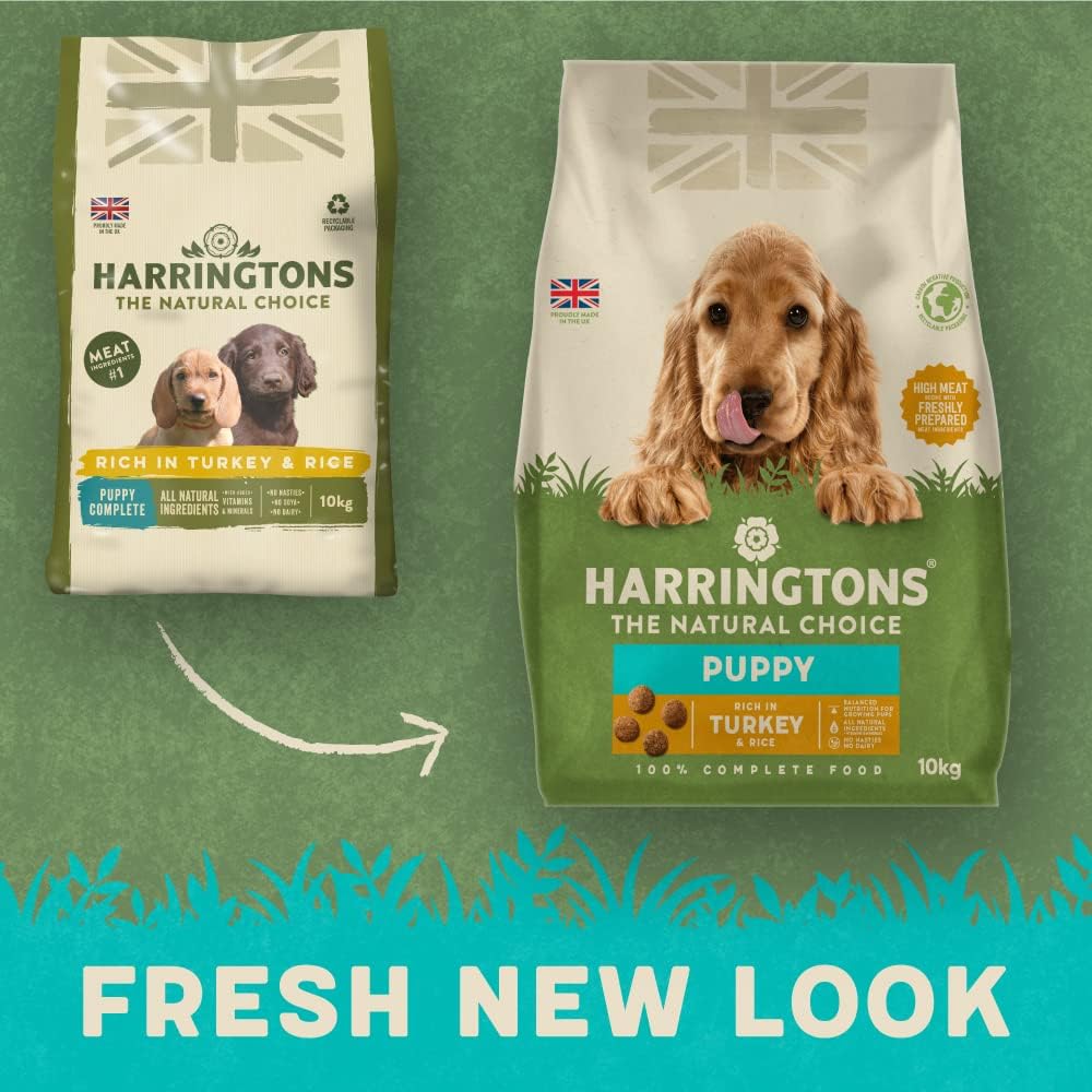 Harringtons Complete Turkey & Rice Dry Puppy Food 10KG