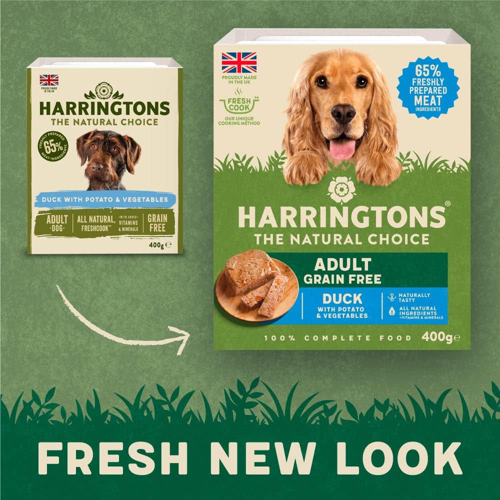 Harringtons Duck Grain Free Adult Wet Dog Food 400g