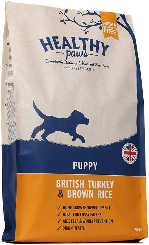 Healthy Paws British Turkey & Brown Rice Puppy 6kg