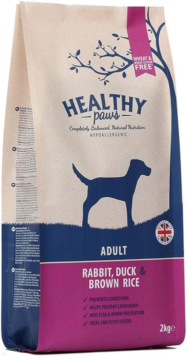 Healthy Paws Rabbit, Duck & Brown Rice Adult 2kg