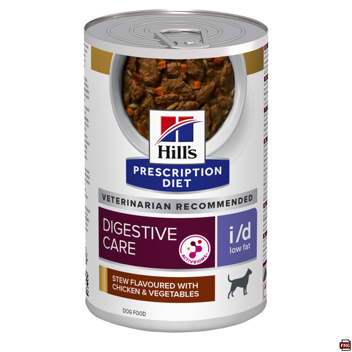 Hill’s Prescription Diet i/d Low Fat Digestive Care - Chicken & Vegetable Dog Wet Food 354g