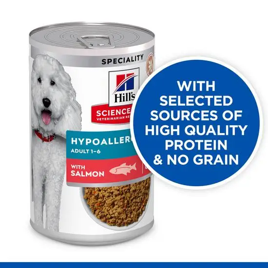 Hill's Science Plan Hypoallergenic Adult Wet Dog Food with Salmon 363g