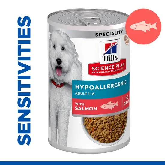 Hill's Science Plan Hypoallergenic Adult Wet Dog Food with Salmon 363g