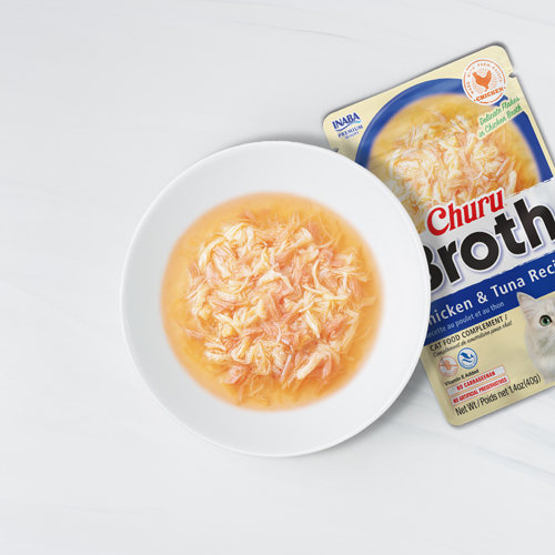 Inaba Chicken Broth with Salmon 40g - Pack of 12