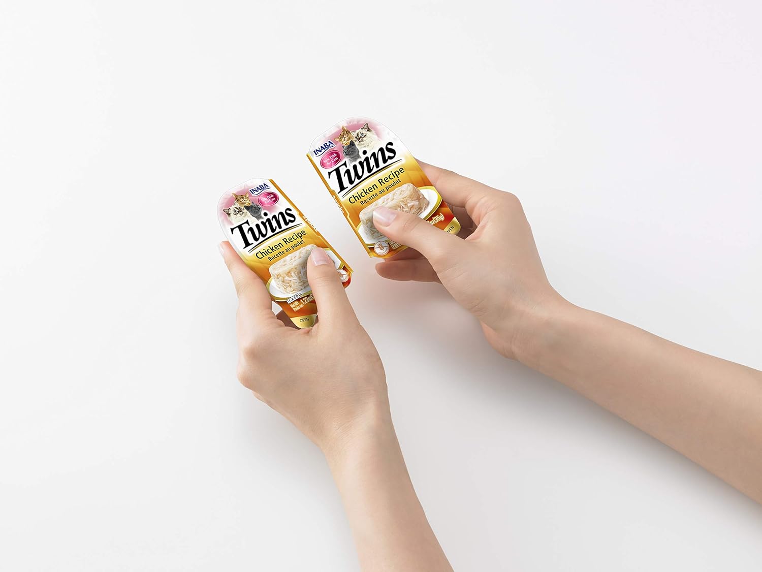 Inaba Chicken Recipe - Twins Cup Cat Treats 70g - Pack of 12