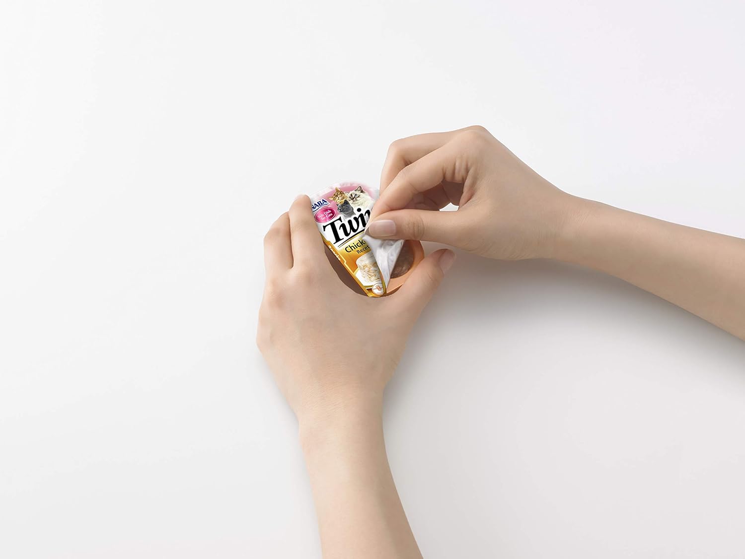 Inaba Chicken Recipe - Twins Cup Cat Treats 70g - Pack of 12