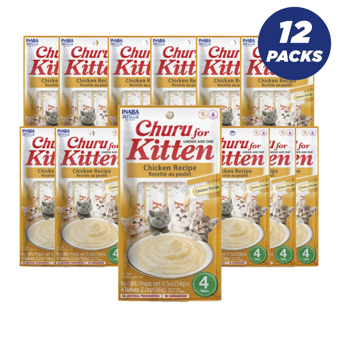 Inaba Churu Chicken for Kitten - 56g - Pack of 12