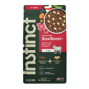 Instinct Raw Boost Kibble Beef Dry Dog Food (4lbs)