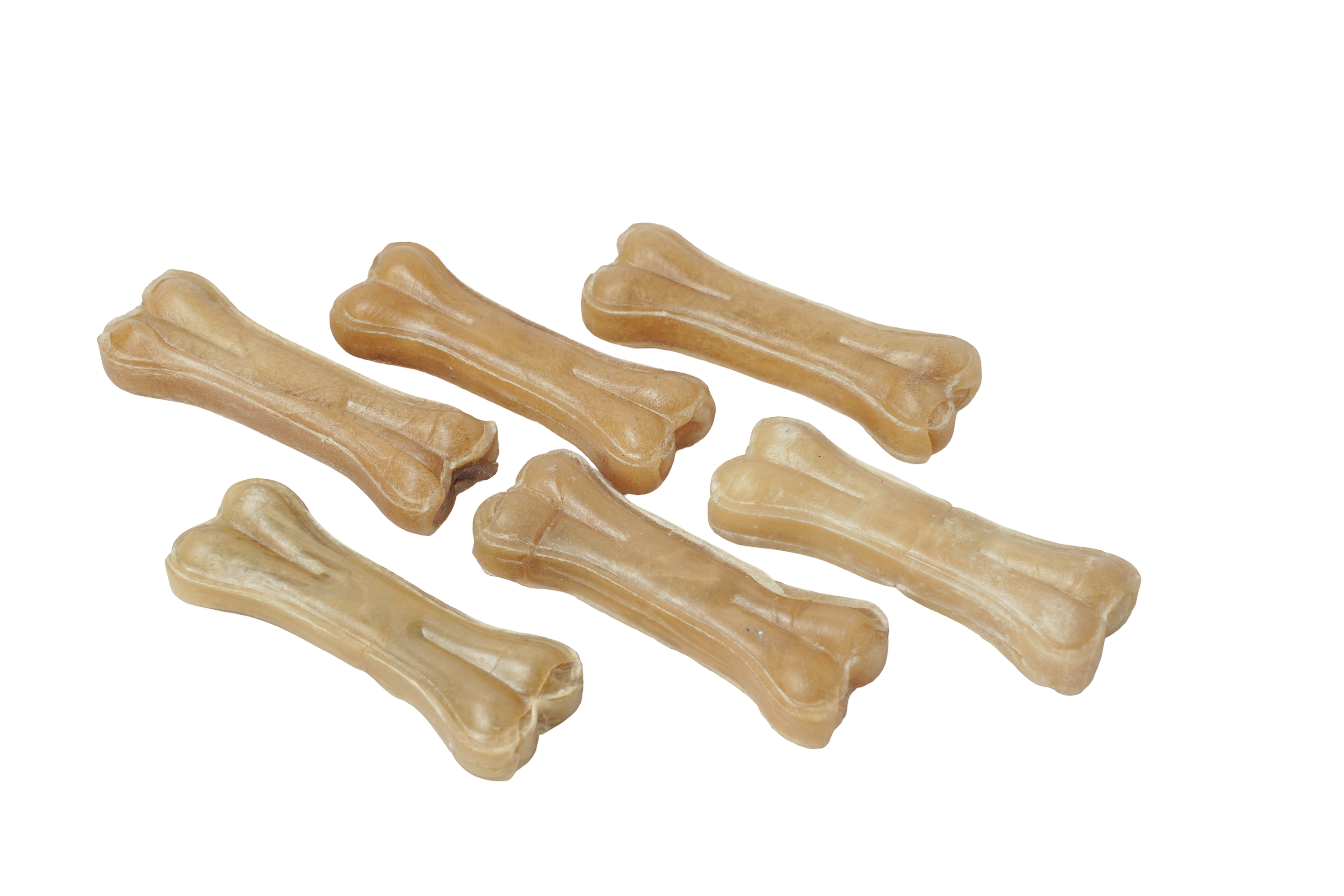 Petrix Natural Press Bone Dog Chew Treat, 6 Pcs (4 Inch)