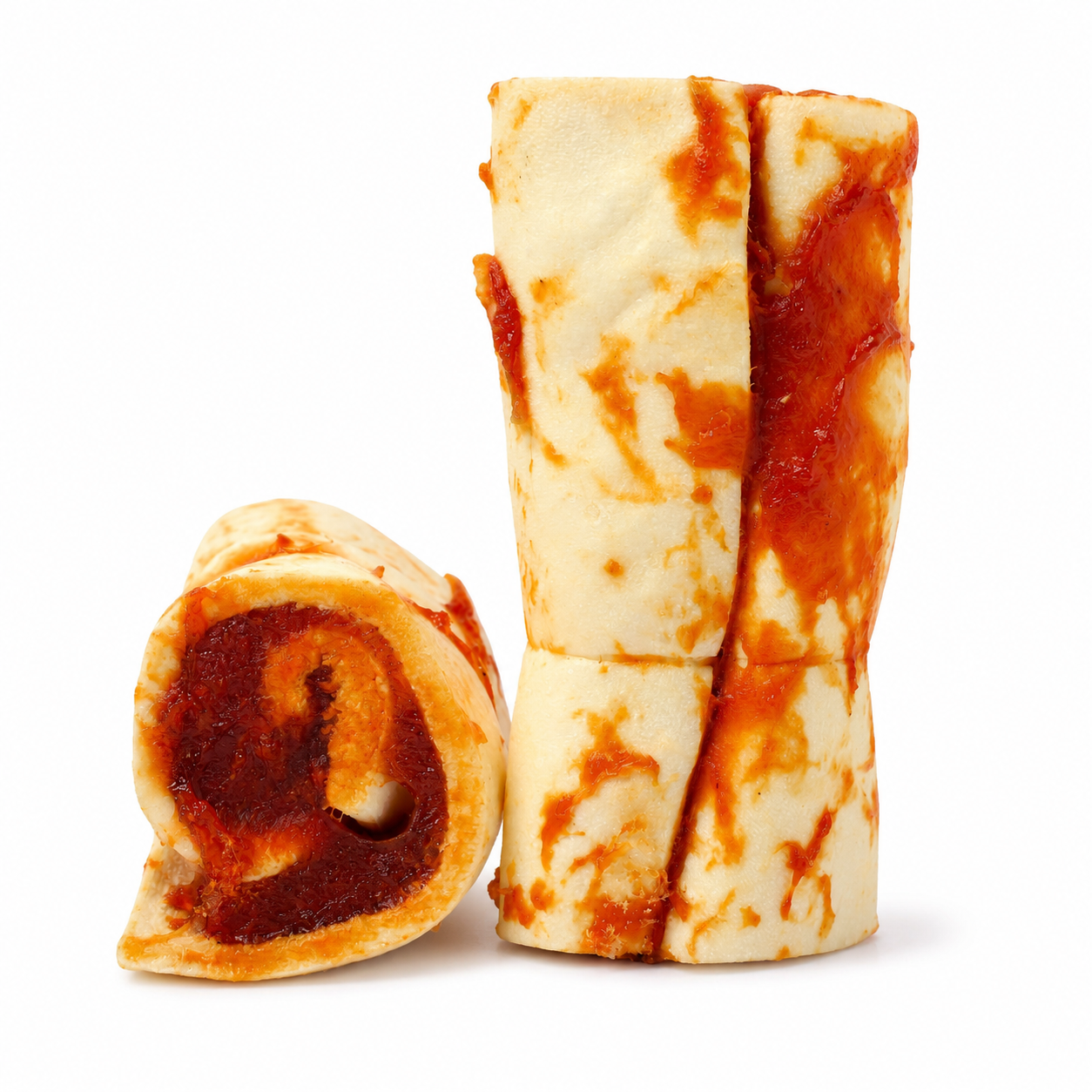 Petrix Small Cheek Roll Chicken Flavour Dog Chew Treat, 2 Pcs (6 Inch)