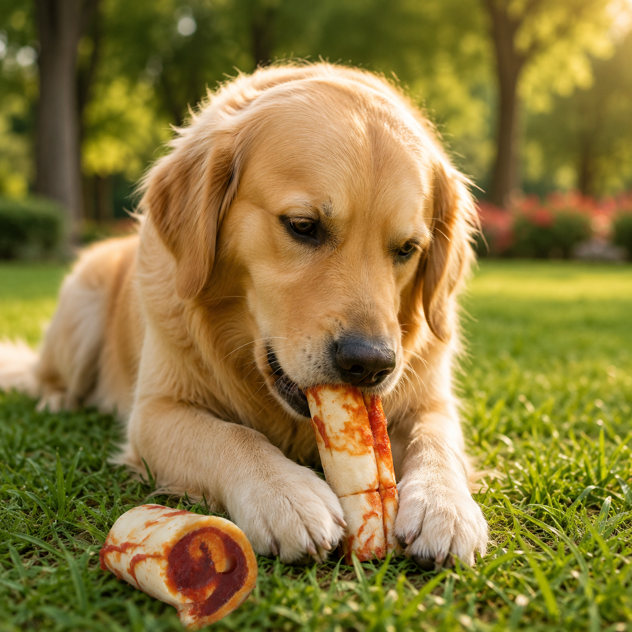 Petrix Small Cheek Roll Chicken Flavour Dog Chew Treat, 2 Pcs (6 Inch)