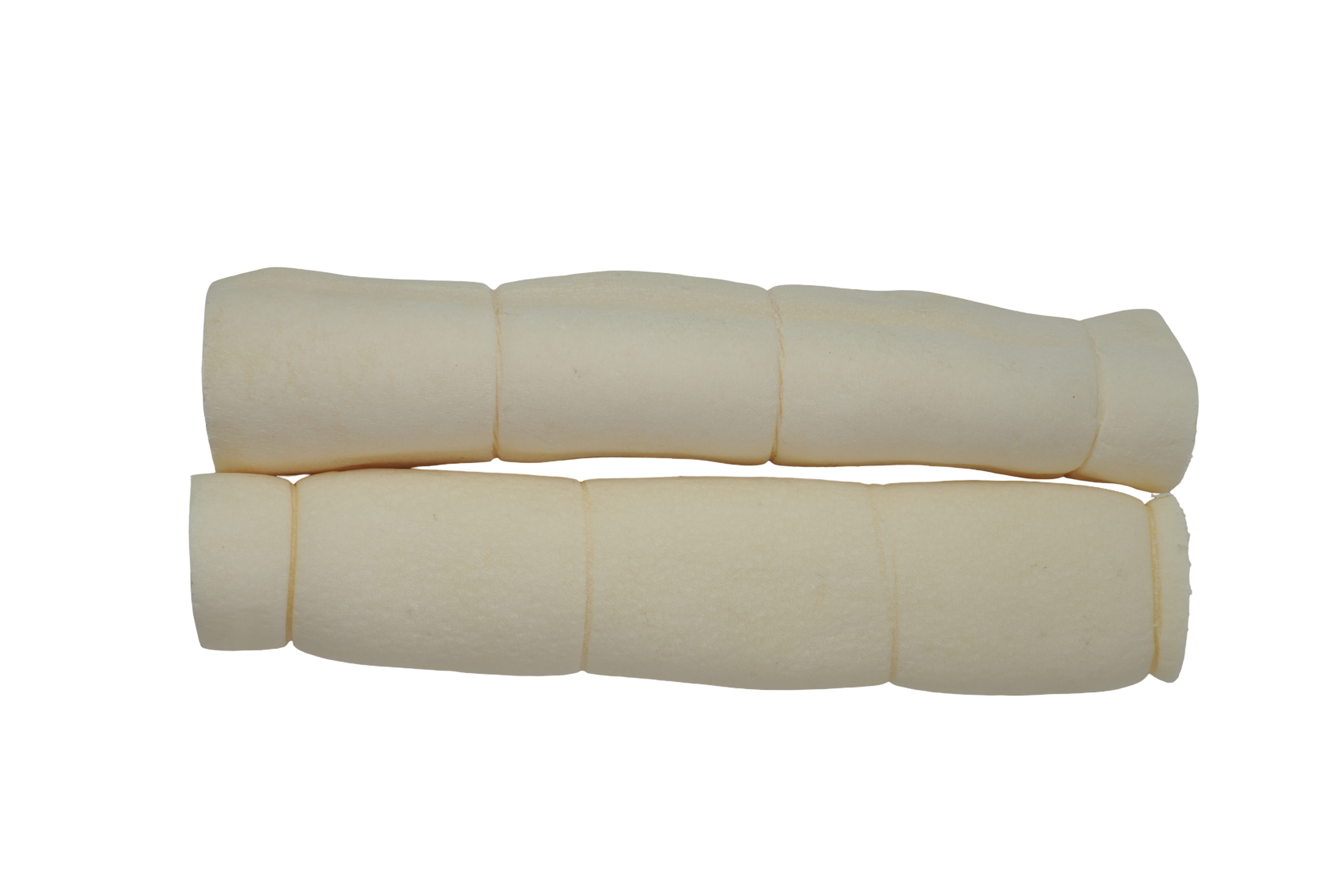 Petrix Large Cheek Roll White Natural Dog Chew Treat, 2 Pcs (10 Inch)