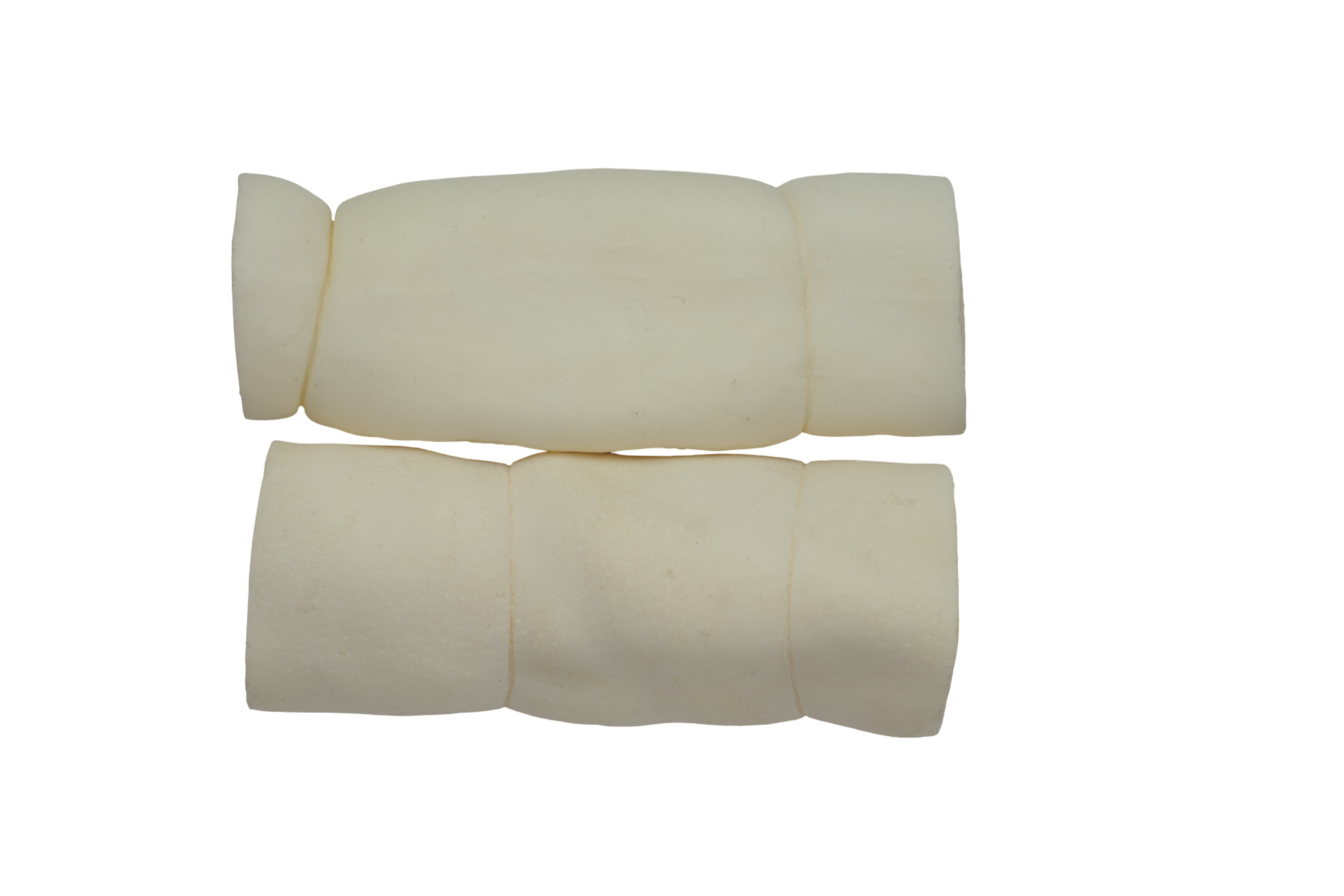 Petrix Small Cheek Roll White Natural Dog Chew Treat, 2 Pcs (6 Inch)