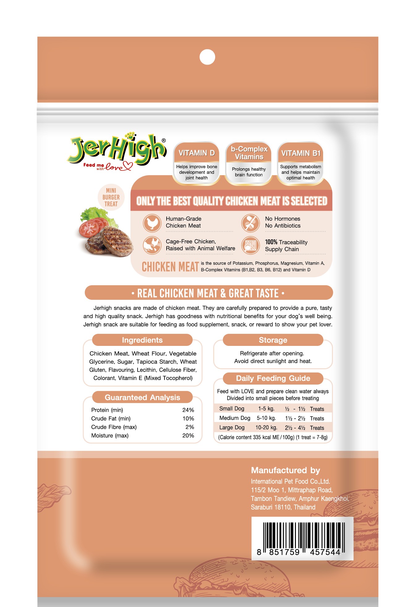 JerHigh Mini Burger 100G