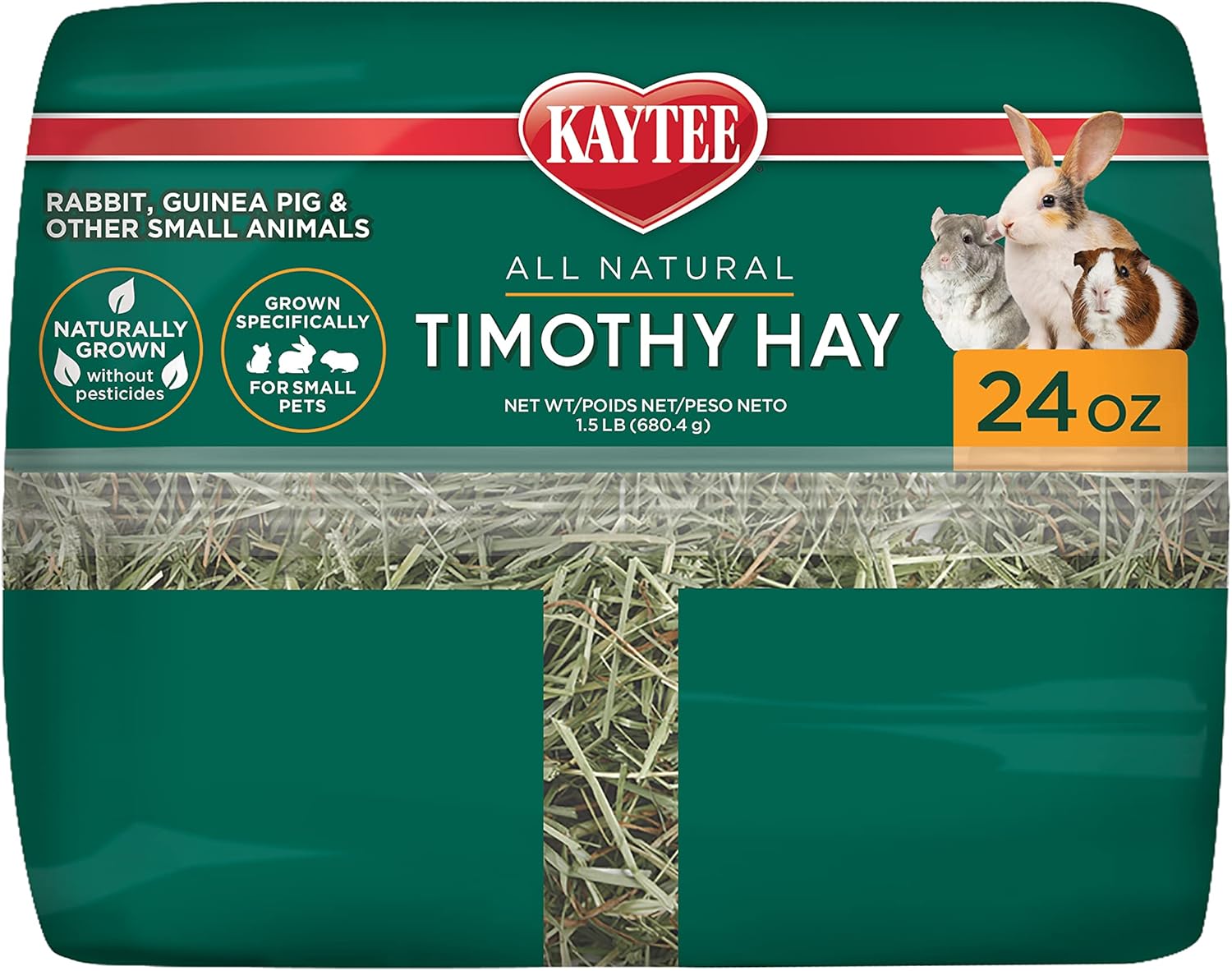 Kaytee KT Timothy Hay For Small Animals 6/24OZ/700g
