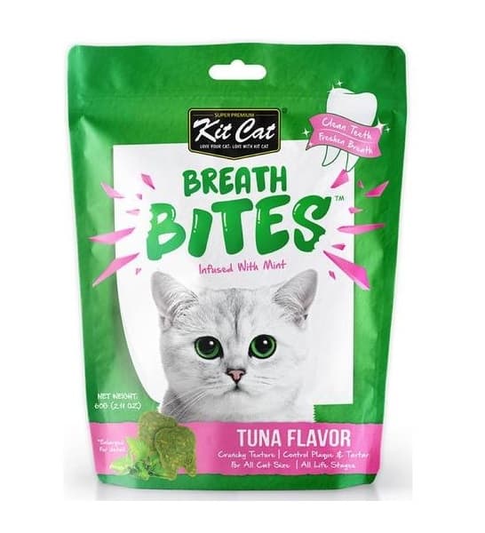Kit Cat Breath Bites - Tuna Flavor (60g) - Pack of 12