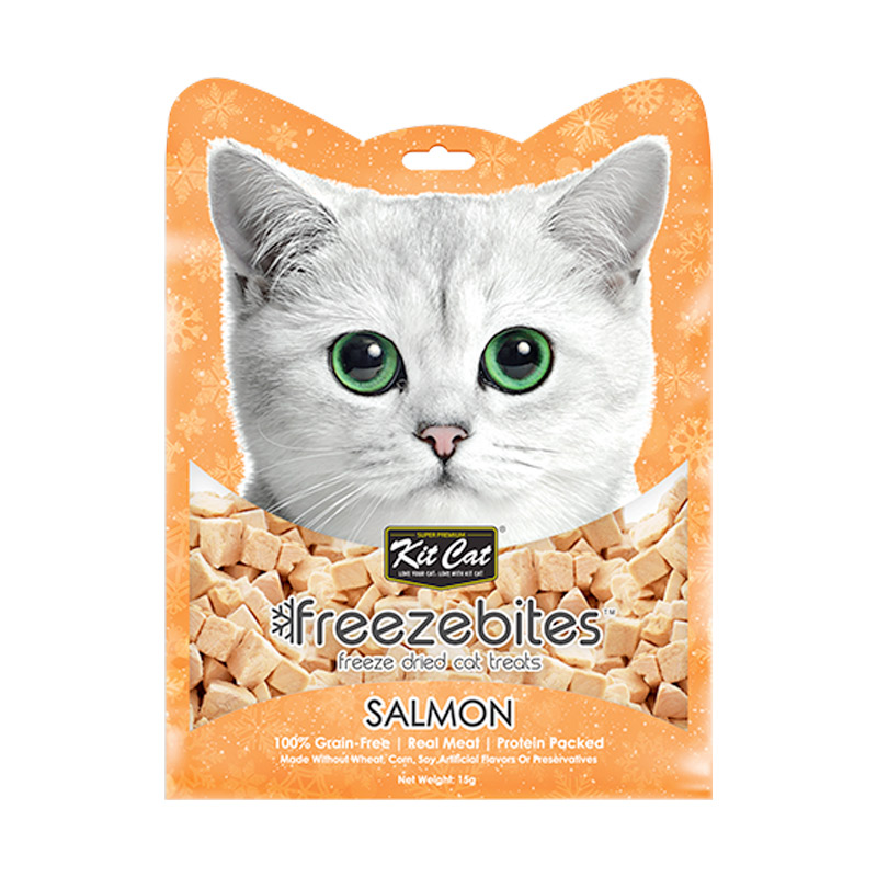 Kit Cat Freeze Dried Salmon 15g - Pack of 24