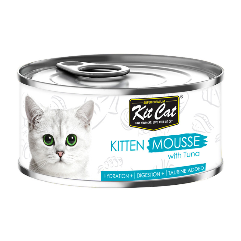 Kit Cat Kitten Mousse With Tuna 80g - Pack of 24