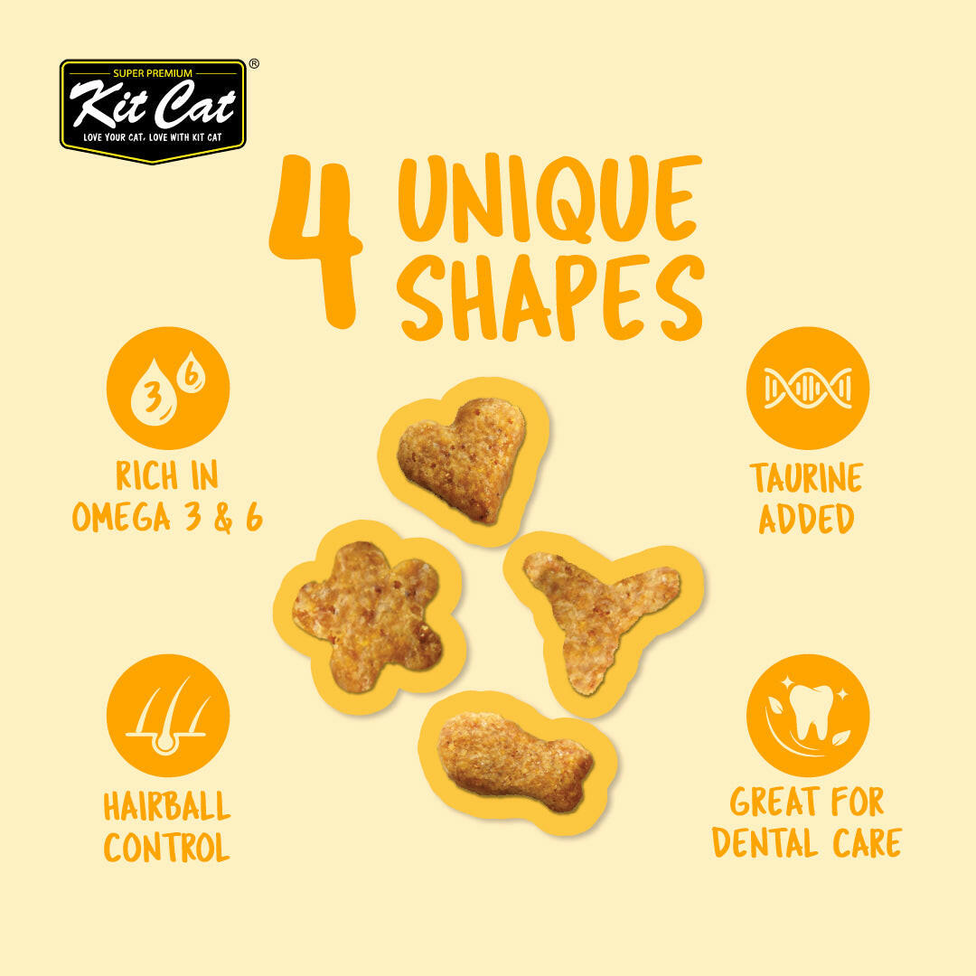 Kit Cat - Kitty Crunch Chicken Flavor (60g) - Pack of 12